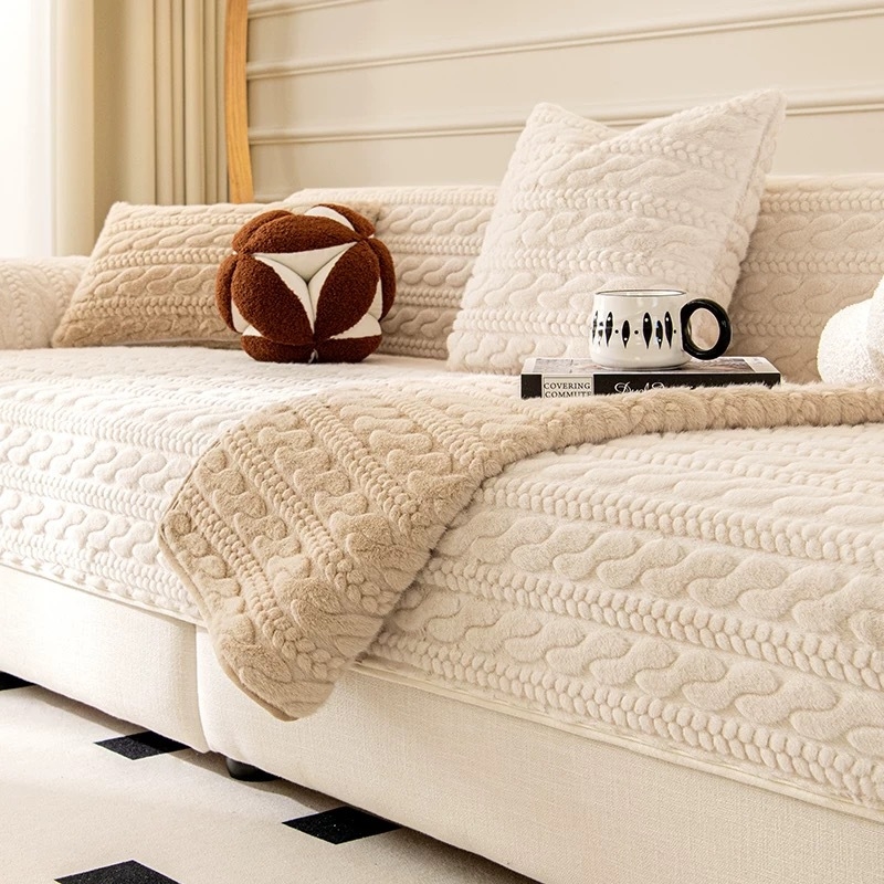 Millet Mink plišani jastuk za kauč – debeli, topli, moderni minimalistički stil
