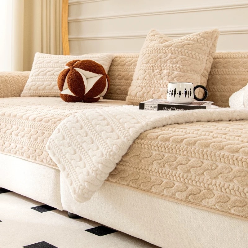 Millet Mink plišani jastuk za kauč – debeli, topli, moderni minimalistički stil