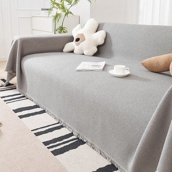 Chenille navlaka za sofu – minimalistički stil – pogodna za kutnu sofu – zaštitna navlaka protiv prašine