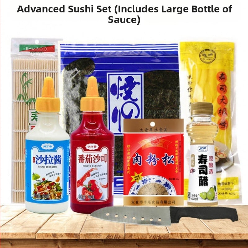Σετ καλουπιών για σούσι για οικιακή χρήση, 10 τεμάχια, πλήρες κιτ εργαλείων κοπής σούσι