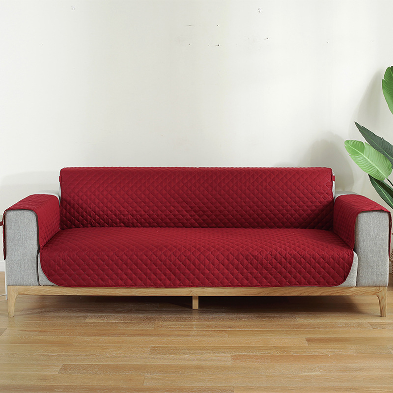 Husa de canapea February Wind — Stil modern, model solid, din poliester, pentru canapele modulare, 100% poliester, personalizabil, anti-alunecare, impermeabil