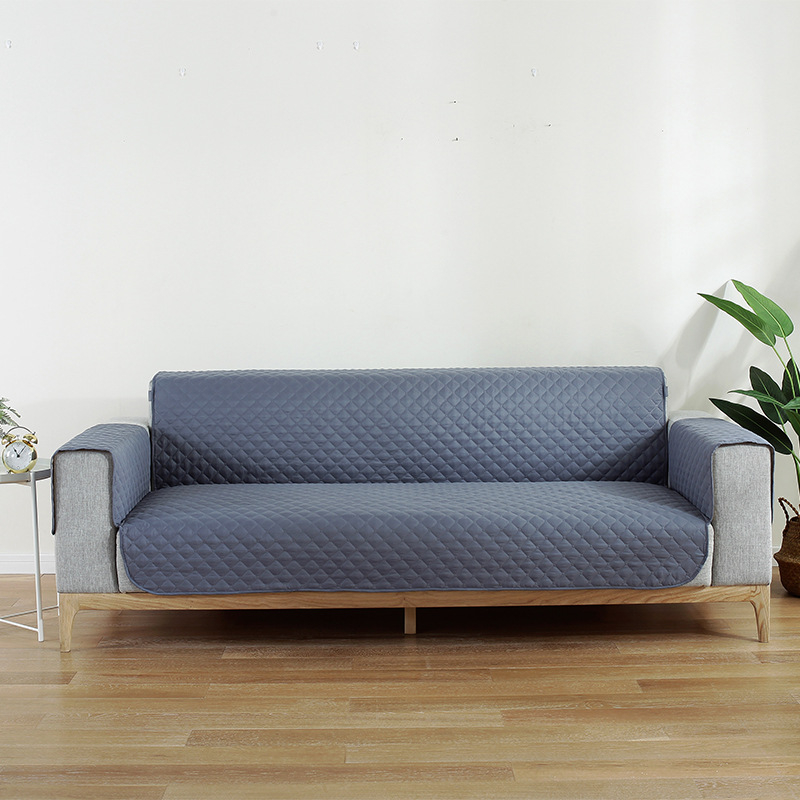 Husa de canapea February Wind — Stil modern, model solid, din poliester, pentru canapele modulare, 100% poliester, personalizabil, anti-alunecare, impermeabil