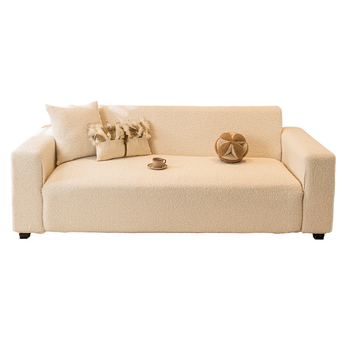 Husa de canapea din pluș, universală, acoperire completă, îngroșată pentru iarnă, protecție împotriva zgârieturilor pisicilor