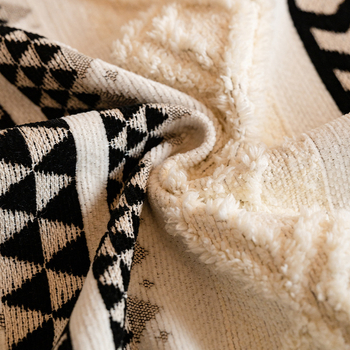 Husă pentru canapea din Chenille pentru canapele modulare, model cu dungi, toate sezoanele, anti-alunecare