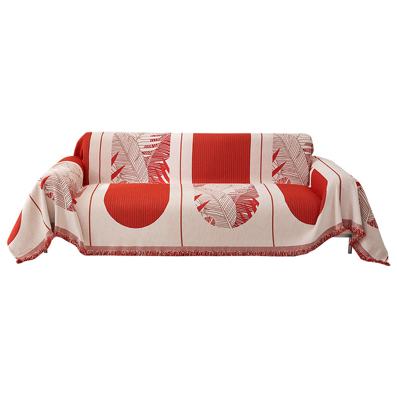 Husa de canapea din chenille, culoare solidă, potrivire universală, stil festiv