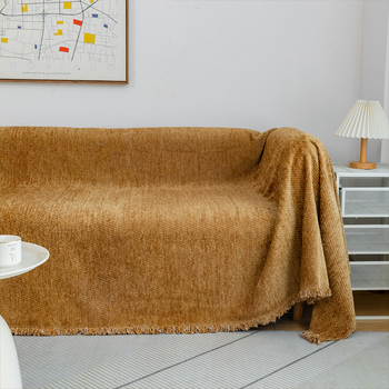 Husa pentru canapea - Mao Mao Fire, Model monocrom, Canapea de trei locuri, Personalizare disponibilă, Stil modern și simplu