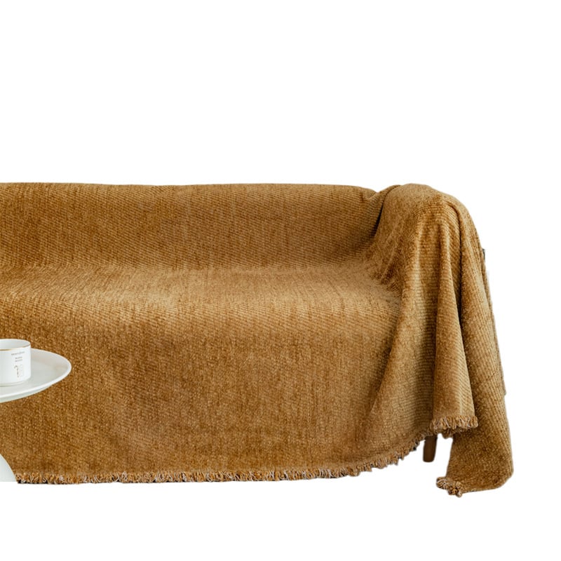 Husa pentru canapea - Mao Mao Fire, Model monocrom, Canapea de trei locuri, Personalizare disponibilă, Stil modern și simplu