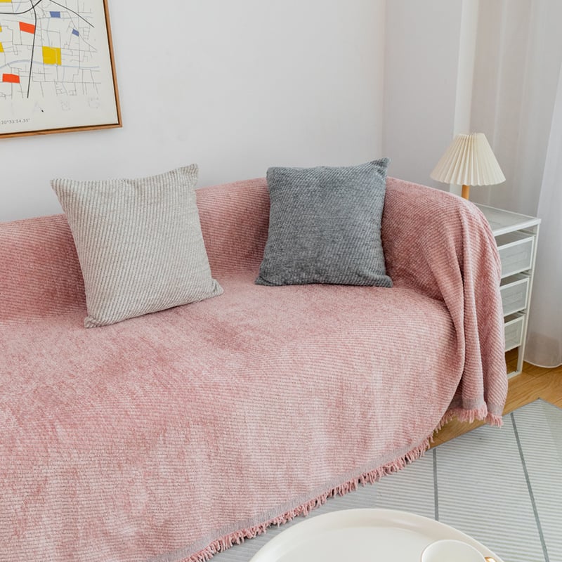 Husa pentru canapea - Mao Mao Fire, Model monocrom, Canapea de trei locuri, Personalizare disponibilă, Stil modern și simplu