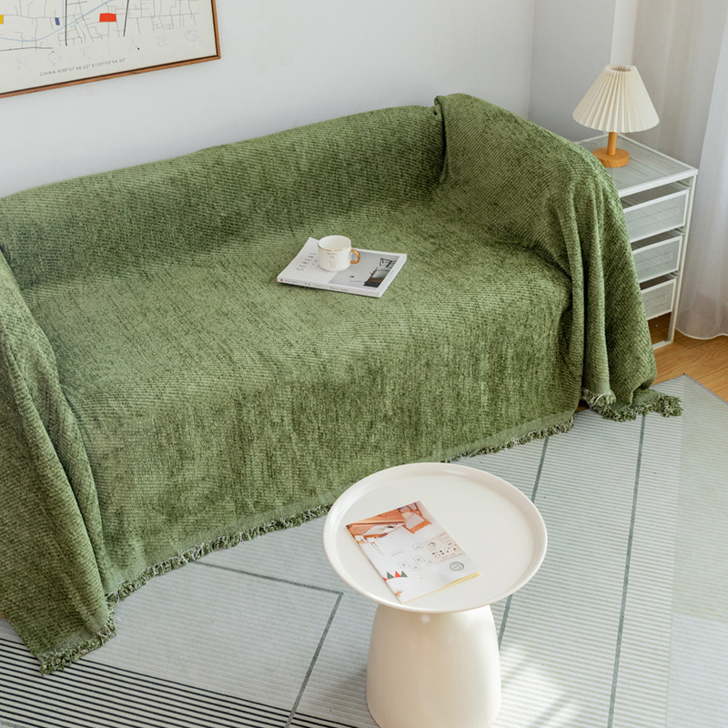 Husa pentru canapea - Mao Mao Fire, Model monocrom, Canapea de trei locuri, Personalizare disponibilă, Stil modern și simplu