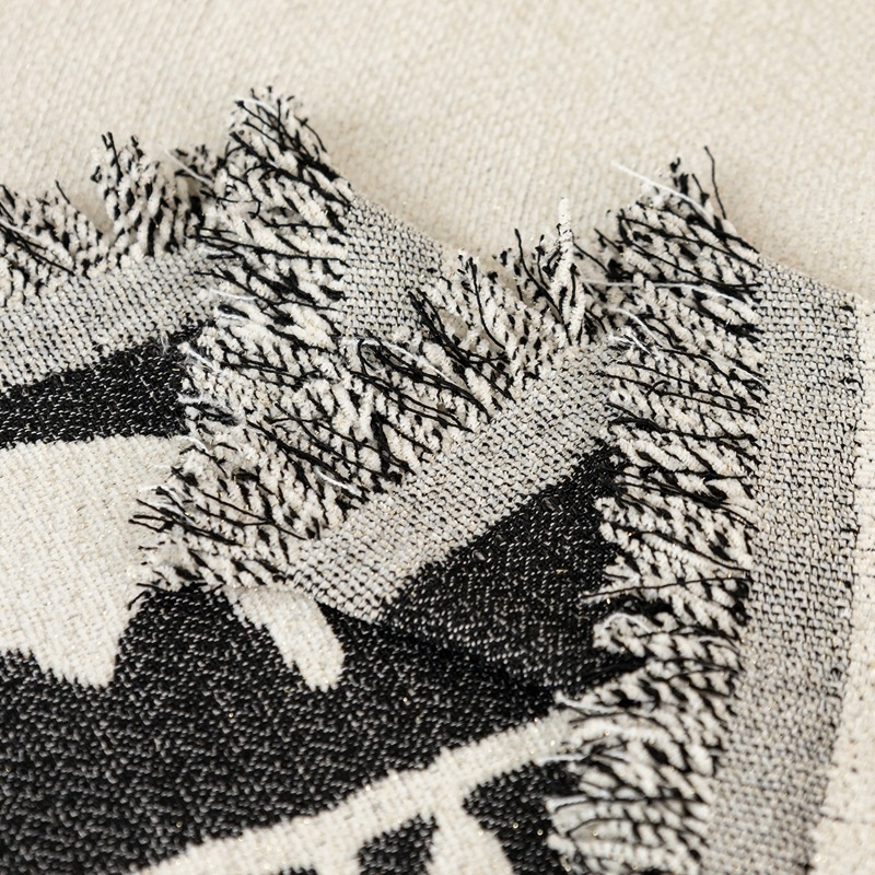 Husă chenille pentru canapea de trei locuri, model geometric, potrivire universală, husă cu pad pentru pernă, stil minimalist modern