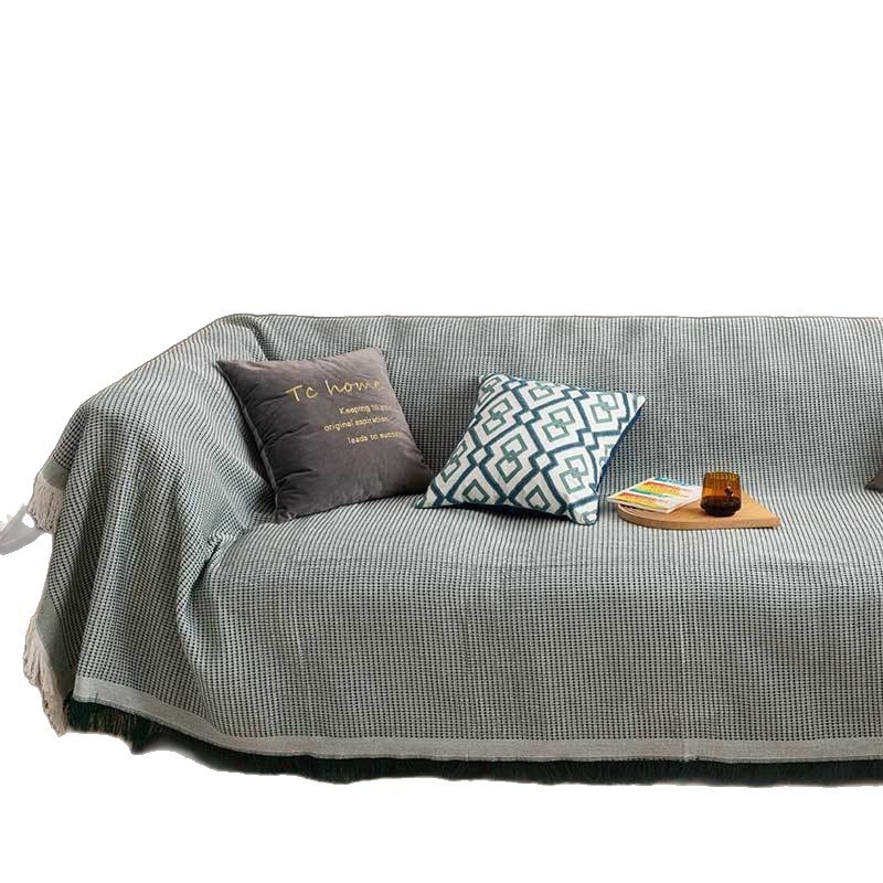 Husă de canapea KM-Kaimei, din bumbac, pentru canapea de trei locuri, stil pastoral, model 7726910