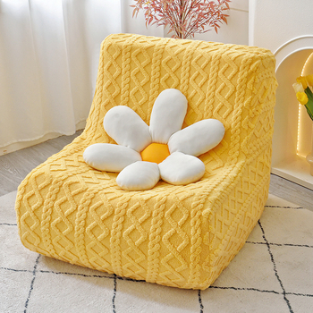 Husă pentru canapea de o singură persoană din flanelă, protecție împotriva prafului, rezistentă la uzură, pentru toate anotimpurile, multifuncțională