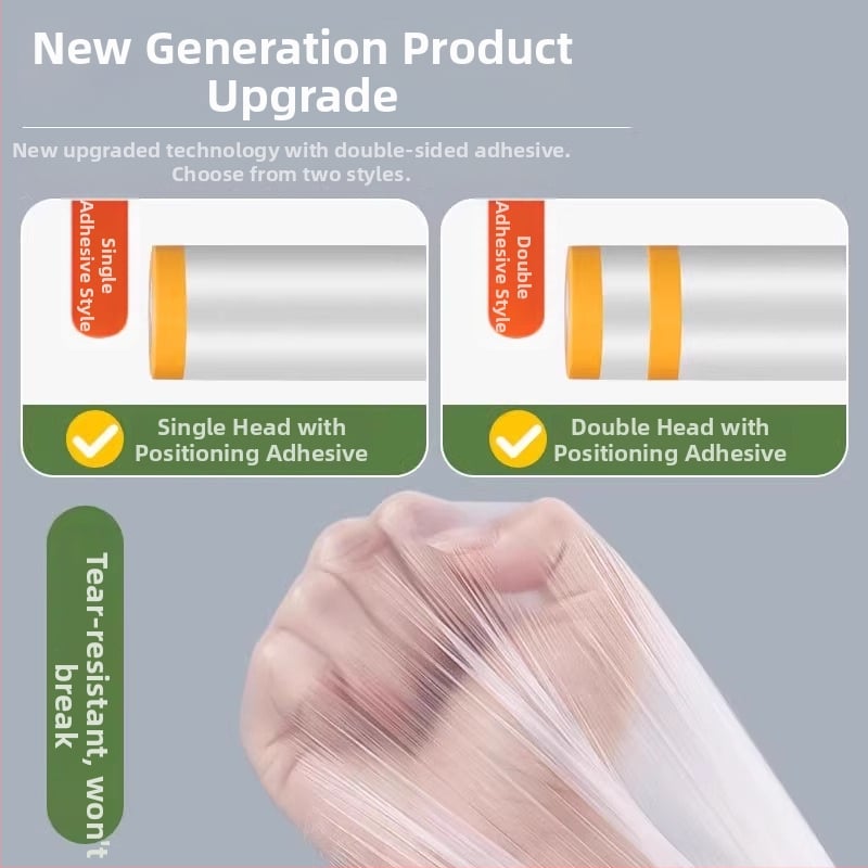 Husă canapea cu folie plastic anti-praf, pentru living, stil simplu modern