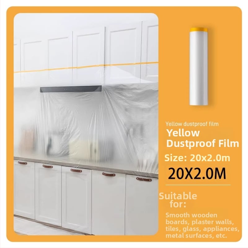 Husă canapea cu folie plastic anti-praf, pentru living, stil simplu modern