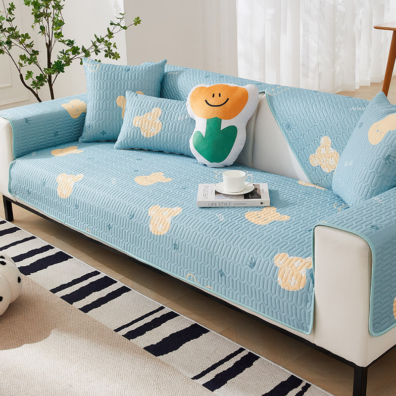 Párnahuzat kanapéhoz viszkóz rostból, testreszabható, virágos mintával, alkalmas kombinált kanapékhoz, friss minimalista stílus és csipke stílus