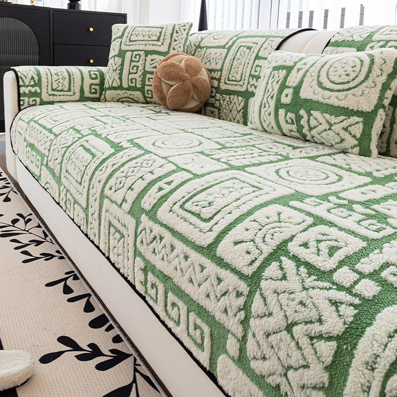 Jastučnica za kauč – baršun, geometrijski uzorak, univerzalni stil, svečani stil, model: Cushion Cloth Style, Dream Cushion