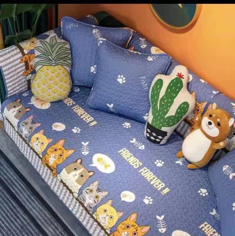 Jastuk za kauč s geometrijskim uzorkom, 90% poliester sadržaj, pogodan za kutne sofe, talijanski stil.
