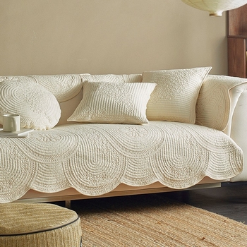 Калъф за възглавница за диван, 100% памук, стил дантела, винтидж изглед, универсална употреба