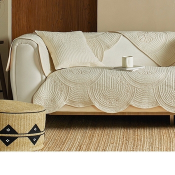 Калъф за възглавница за диван, 100% памук, стил дантела, винтидж изглед, универсална употреба