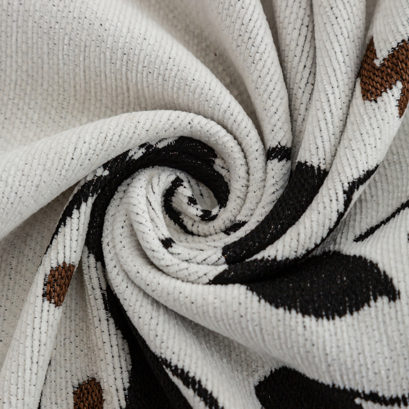 Покривало за диван с бохемски стил и кленово листо, жакард Chenille, цяло покритие за триседящ диван, подходящо за всички сезони, нов стил