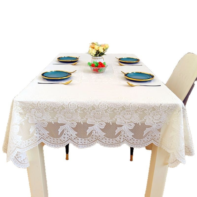 Tablecloth za kauč stol – PVC; vodootporan; otporan na prašinu i masnoće; pravokutnog oblika; s floralnim uzorkom