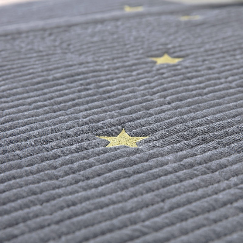 Μαξιλάρι καναπέ με αντιολισθητικό ύφασμα από 100% βαμβάκι, κέντημα με αστέρι πέντε ακτών, νορδικού στυλ, μοντέρνο μινιμαλιστικό σχέδιο