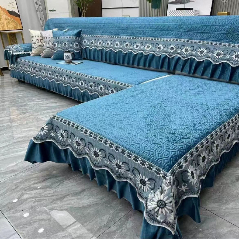 Set jastuka za kauč — sve sezone, pravokutnih jastuka, debeli, protuklizni