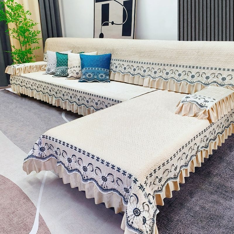 Set jastuka za kauč — sve sezone, pravokutnih jastuka, debeli, protuklizni