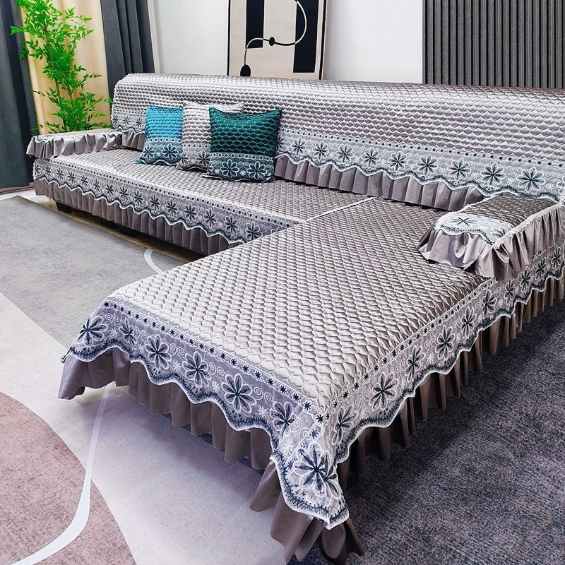 Set jastuka za kauč — sve sezone, pravokutnih jastuka, debeli, protuklizni