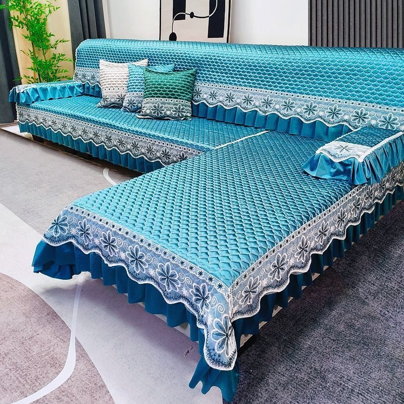 Set jastuka za kauč — sve sezone, pravokutnih jastuka, debeli, protuklizni