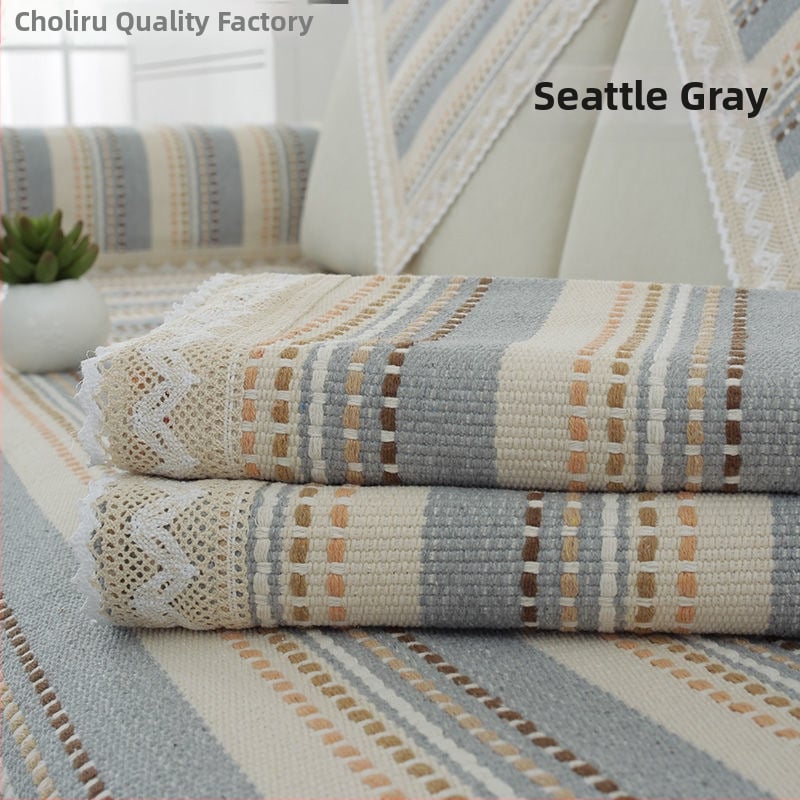 Bavlnený vankúš na sedačku, do tvaru servítky, pre jednosedové sedačky, štýl osobný trend