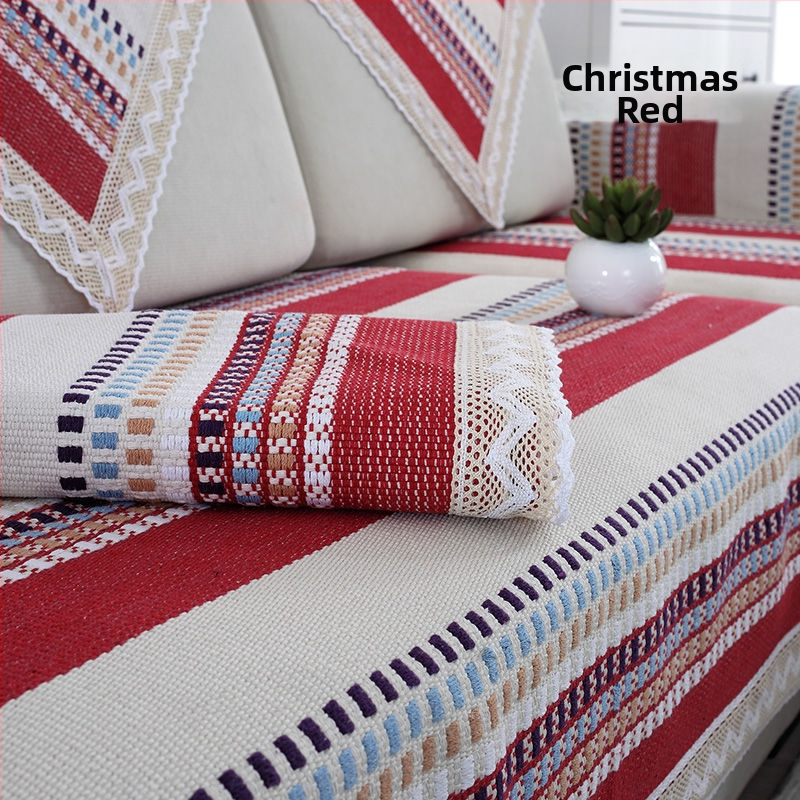 Bavlnený vankúš na sedačku, do tvaru servítky, pre jednosedové sedačky, štýl osobný trend