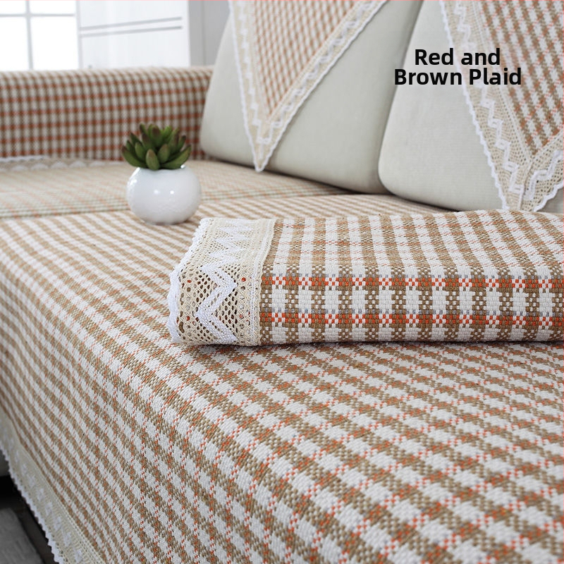 Bavlnený vankúš na sedačku, do tvaru servítky, pre jednosedové sedačky, štýl osobný trend