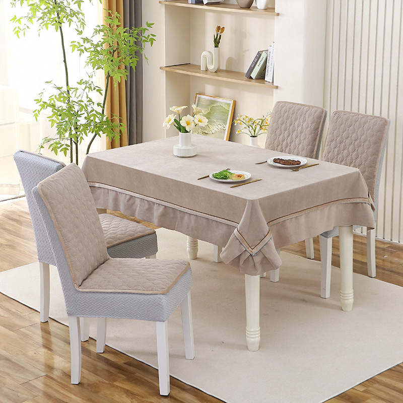 Καλύμματα καρεκλών τραπεζαρίας – Αντιολισθητικά, ορθογώνιο σχήμα, Απλό στυλ, Ύφασμα