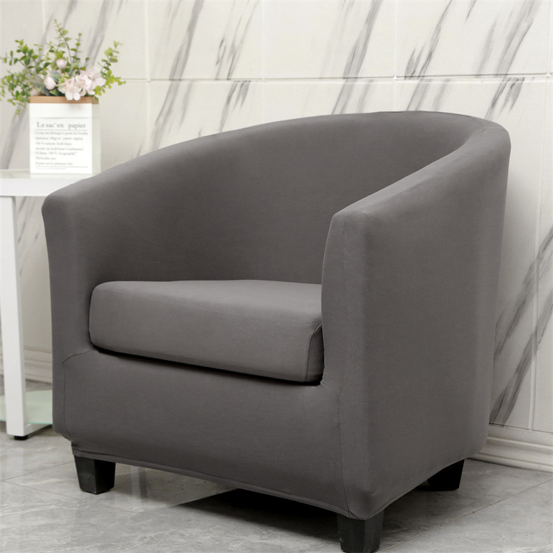 Κάλυμμα καναπέ μονής θέσης — πολυεστέρας, μινιμαλιστικό στυλ, μονόχρωμο σχέδιο, 92% περιεκτικότητα σε ύφασμα