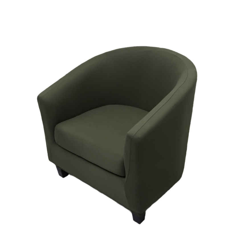 Κάλυμμα καναπέ μονής θέσης — πολυεστέρας, μινιμαλιστικό στυλ, μονόχρωμο σχέδιο, 92% περιεκτικότητα σε ύφασμα