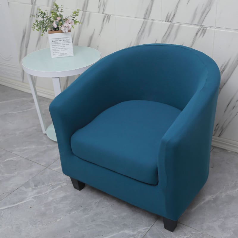 Κάλυμμα καναπέ μονής θέσης — πολυεστέρας, μινιμαλιστικό στυλ, μονόχρωμο σχέδιο, 92% περιεκτικότητα σε ύφασμα