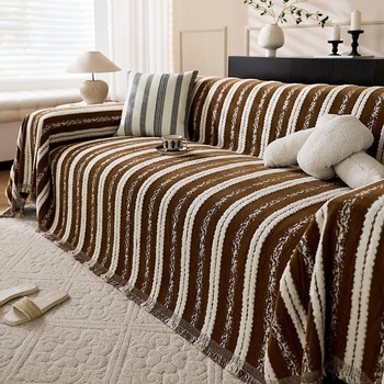 Κάλυμμα καναπέ από Chenille για γωνιακό καναπέ, μοτίβο φυτών και λουλουδιών, για όλες τις εποχές, μινιμαλιστικό στυλ