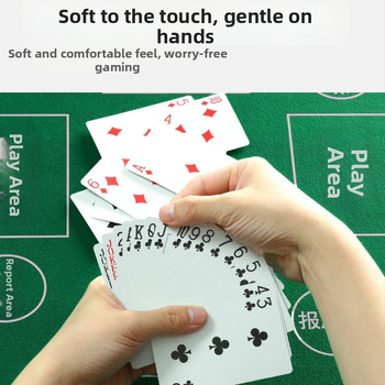 Stolnjak za igre kartama Guandan i Texas Hold'em, protuklizni, zvučno izoliran, deblji