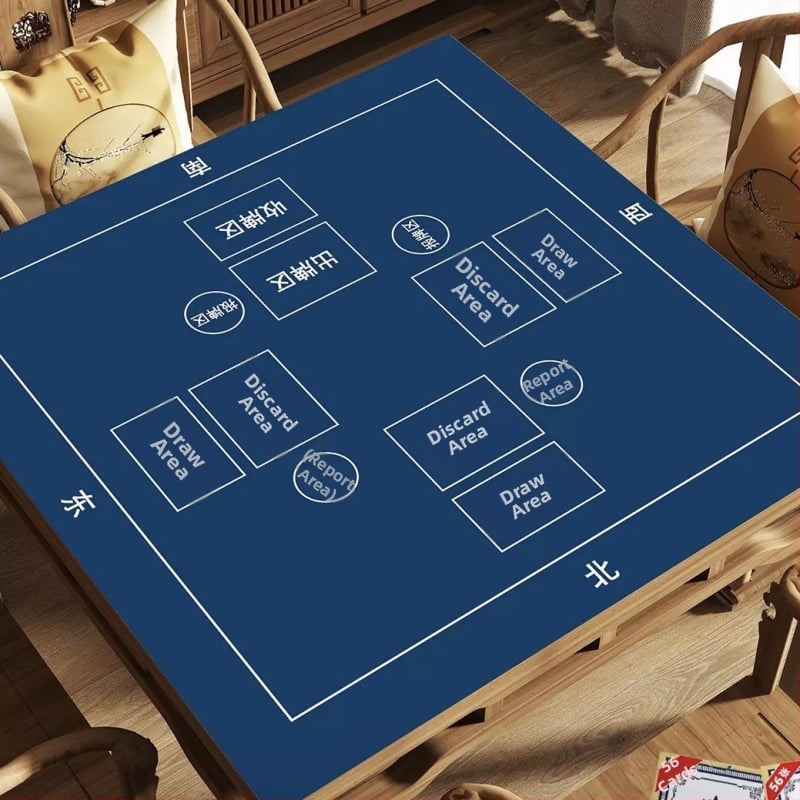 Stolnjak za igre kartama Guandan i Texas Hold'em, protuklizni, zvučno izoliran, deblji