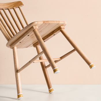 Capace din silicon pentru picioarele scaunului, rotunde, rezistente la uzură, stil modern minimalist (Material: silicon; Formă: rotund; Funcție: rezistență la uzură; Stil: modern minimalist; Brand: Sun Xiaomei)