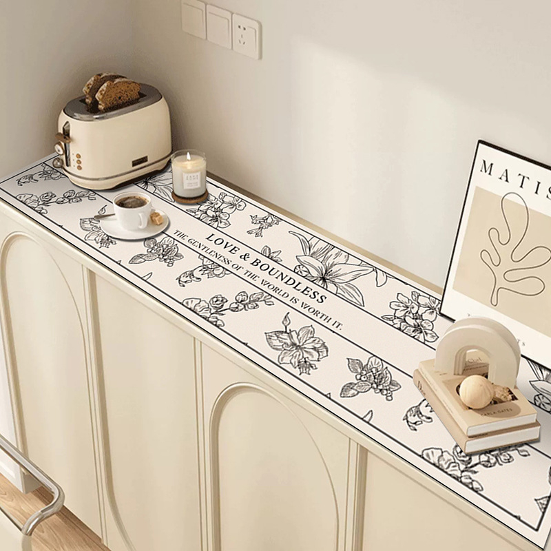 PVC zaštitna podloga za stol – pravokutna, višestruka upotreba, upija vodu, otporna na mrlje, moderni minimalistički stil