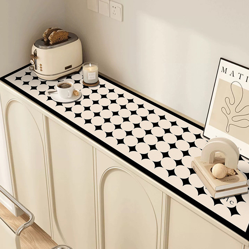 PVC zaštitna podloga za stol – pravokutna, višestruka upotreba, upija vodu, otporna na mrlje, moderni minimalistički stil