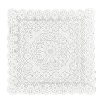 Čipkasti stolnjak za stol s motivom srca, ovalni oblik, otporan na habanje