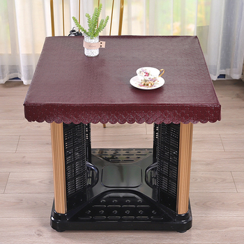 Obrus PVC pentru masă, pătrat, impermeabil, rezistent la ulei, rezistent la temperaturi înalte, stil modern minimalist