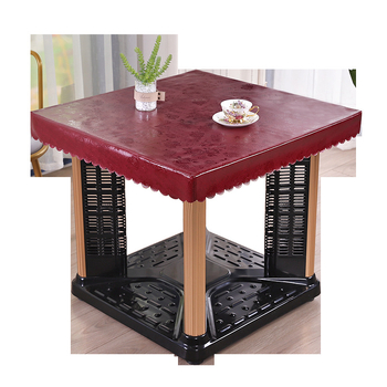 Obrus PVC pentru masă, pătrat, impermeabil, rezistent la ulei, rezistent la temperaturi înalte, stil modern minimalist