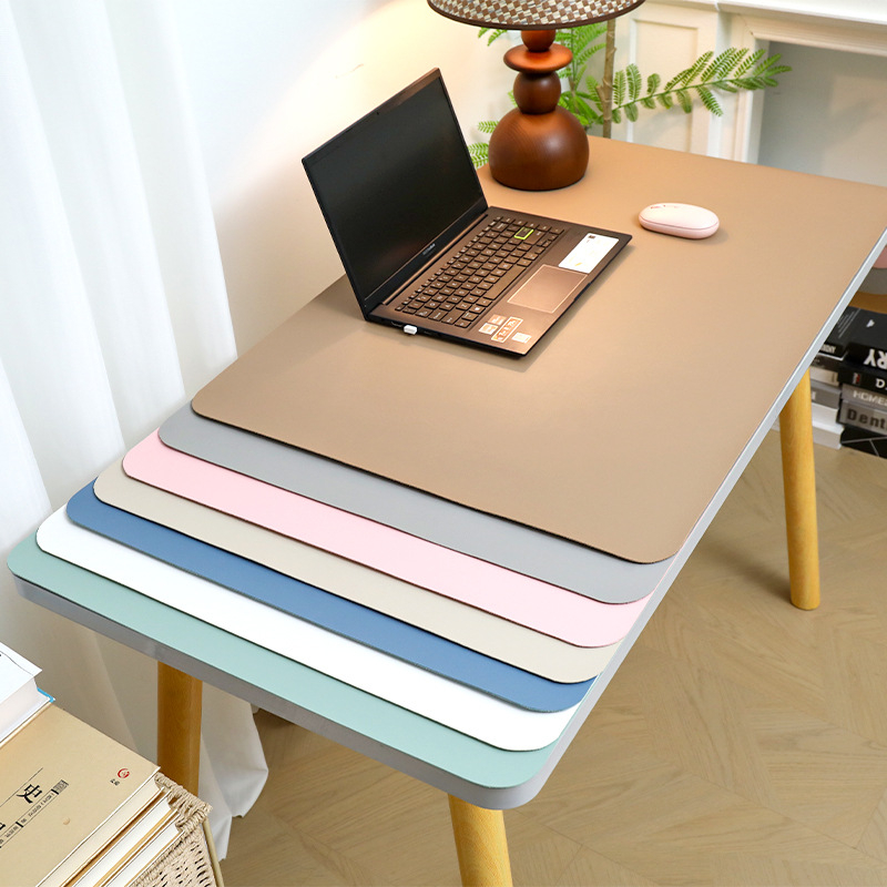 Covoraș de masă din piele, dreptunghiular, impermeabil, rezistent la ulei, anti-alunecare, durabil, pentru învățare și calculator la copii