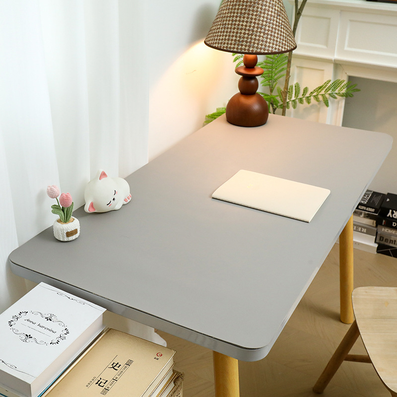 Covoraș de masă din piele, dreptunghiular, impermeabil, rezistent la ulei, anti-alunecare, durabil, pentru învățare și calculator la copii