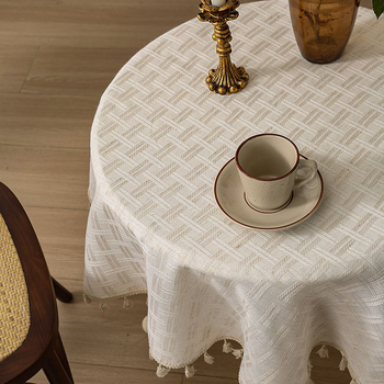 Stolnjak japanskog stila s geometrijskim uzorkom, Poliester, Pravokutni oblik, Protuklizni, Otporan na habanje