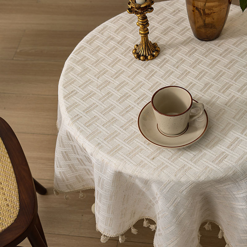 Stolnjak japanskog stila s geometrijskim uzorkom, Poliester, Pravokutni oblik, Protuklizni, Otporan na habanje